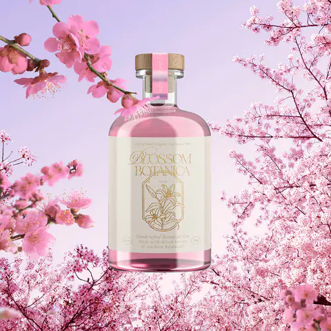 Blossom Botanica — Gin Branding & Packaging Design